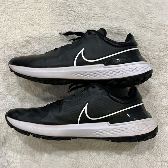 Nike Golf Infinity Pro 2 DM8449-015 Men's Black/White Shoes size 14 - Picture 4 of 9